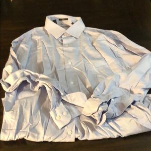 Ragazzo Dress Shirt Size 15 32-33 Slim Fit Stripe